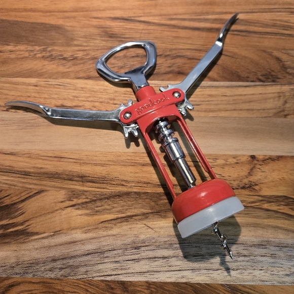 GoodCook Can Opener & Red Wine Opener Kitchen Bar Stainless Steel Wing Corkscrew - Picture 7 of 11